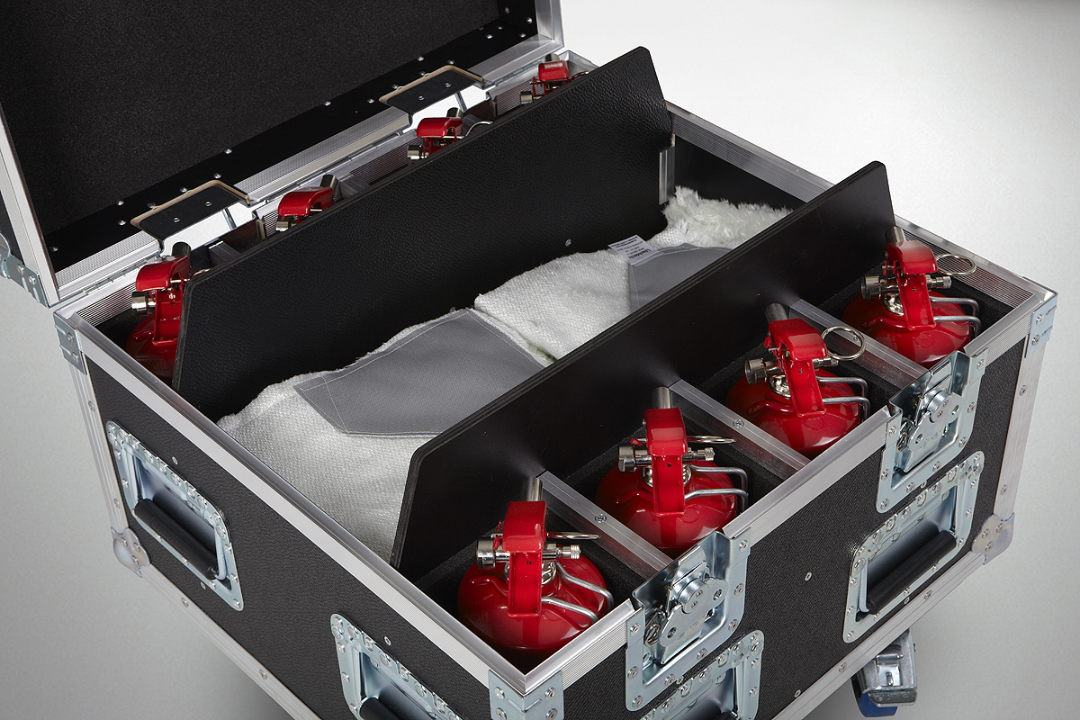 ABC powder fire extinguishers - Amptown Cases GmbH - Flightcases